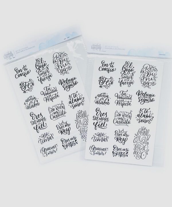 Deco Stickers Transparentes Ref. Frases