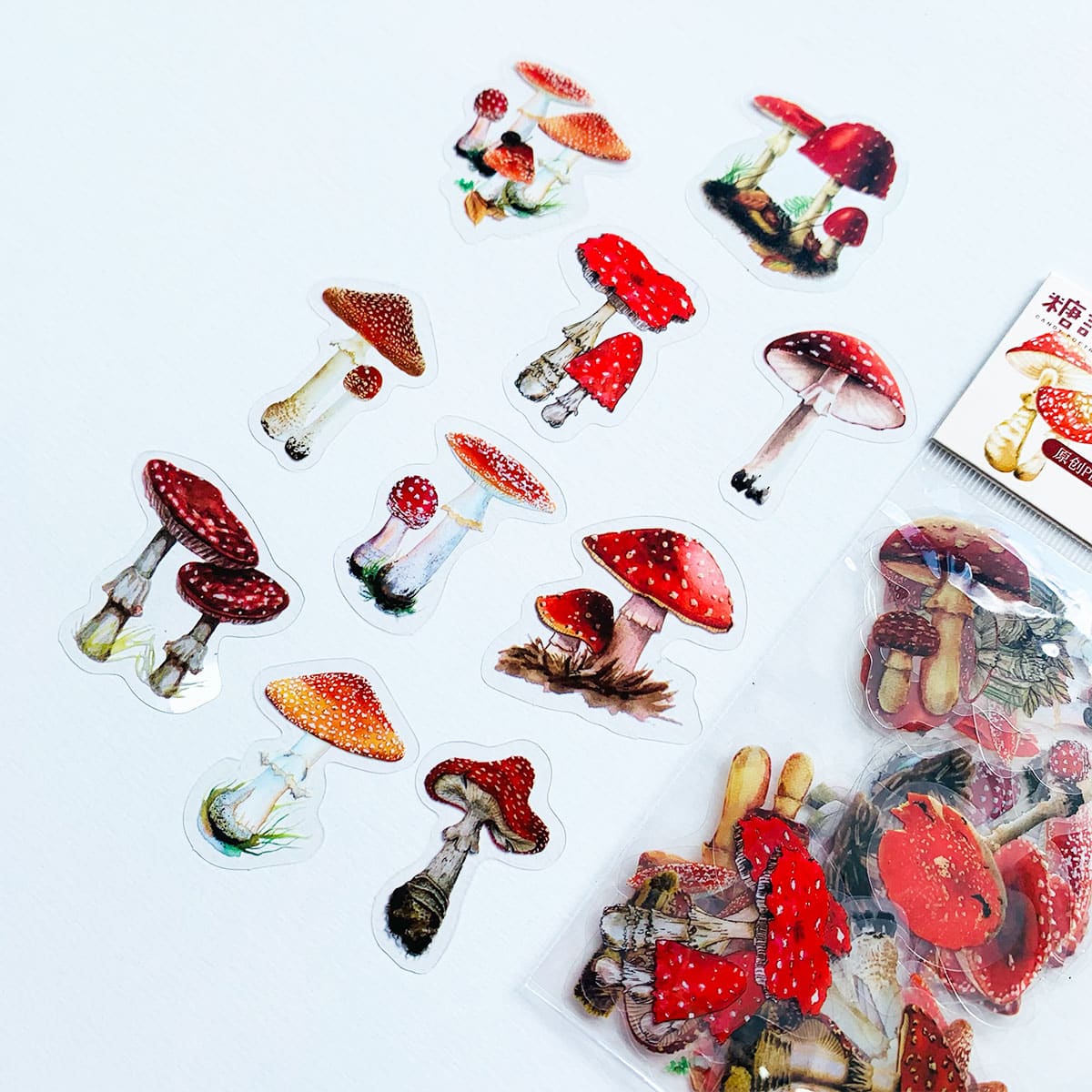 Stickers PET Ref. Hongos x40 - Image 2