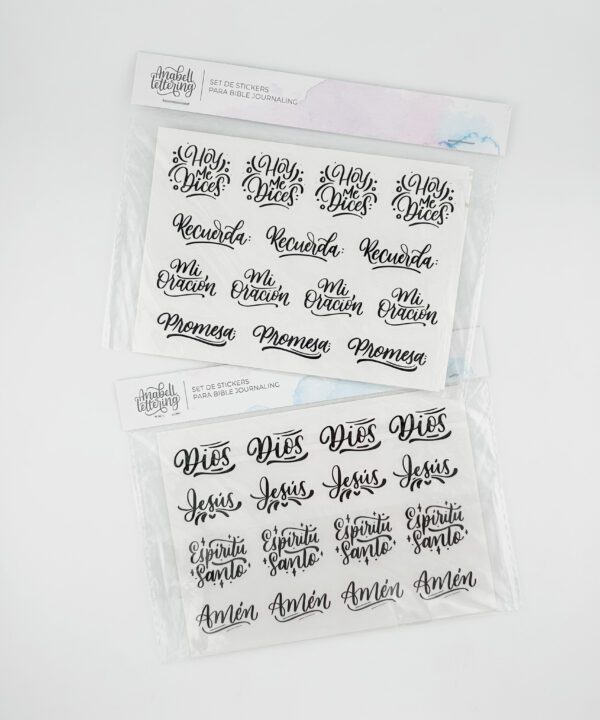 Deco Stickers Transparentes Ref. Palabras