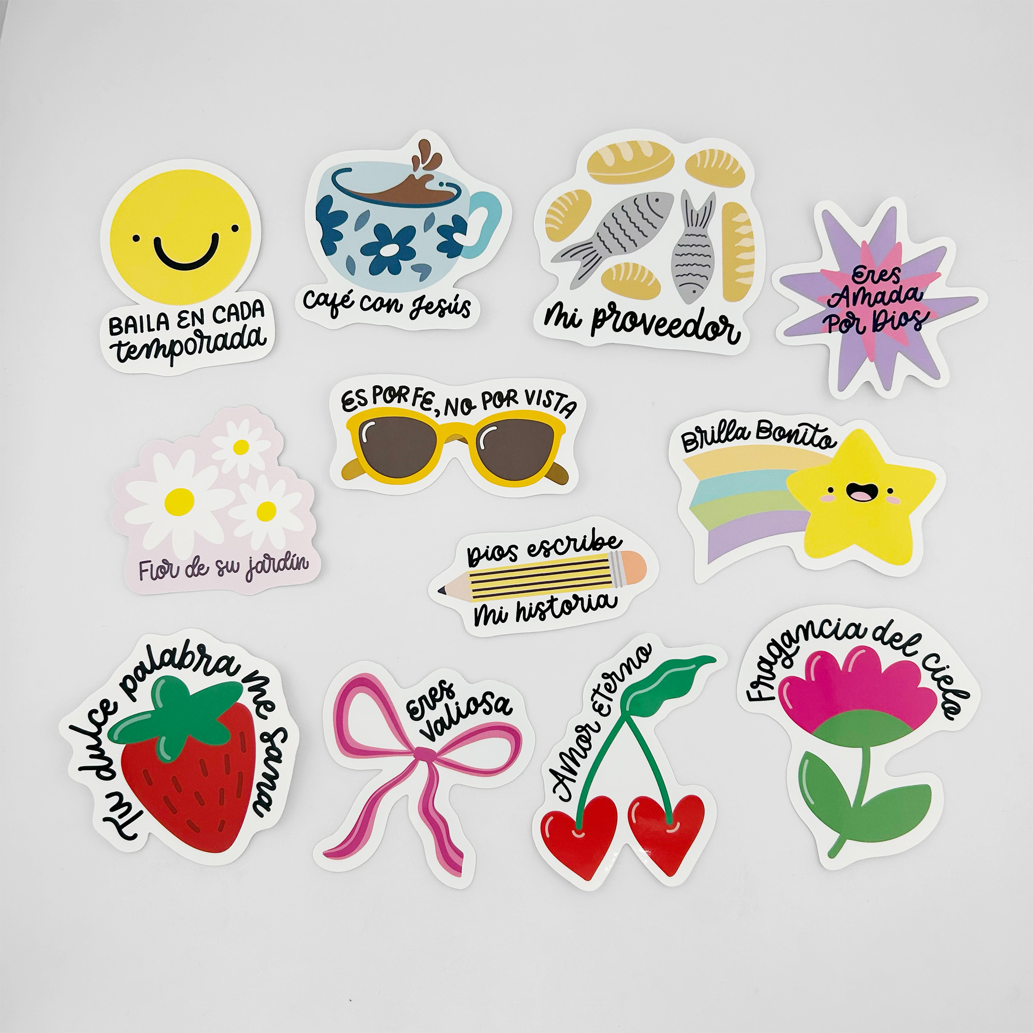 Stickers Waterproof x12 diseños by Littlebravepoly