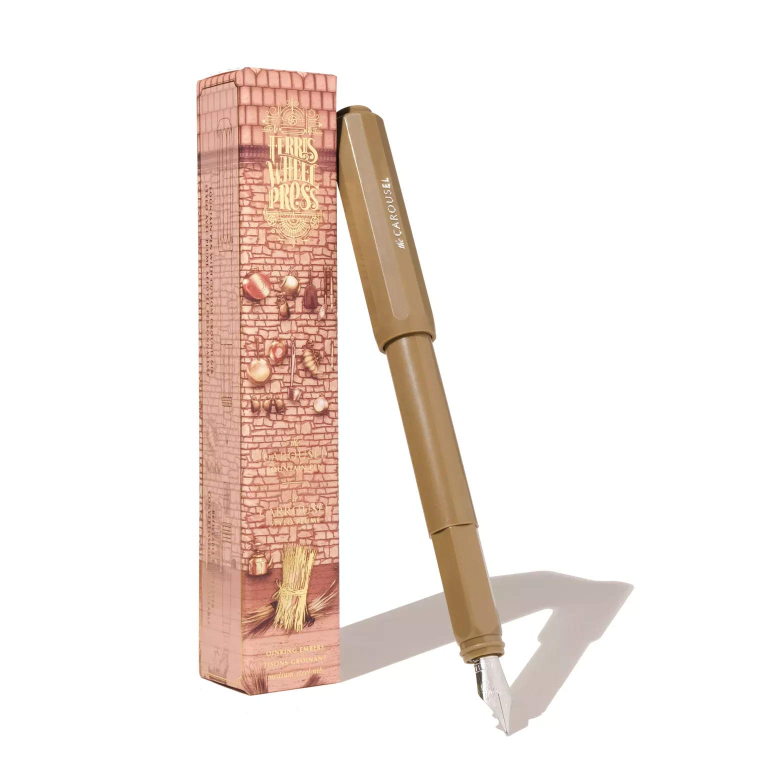 Pluma Ferris Wheel Press Ref. Oinking Embers Medium Nib