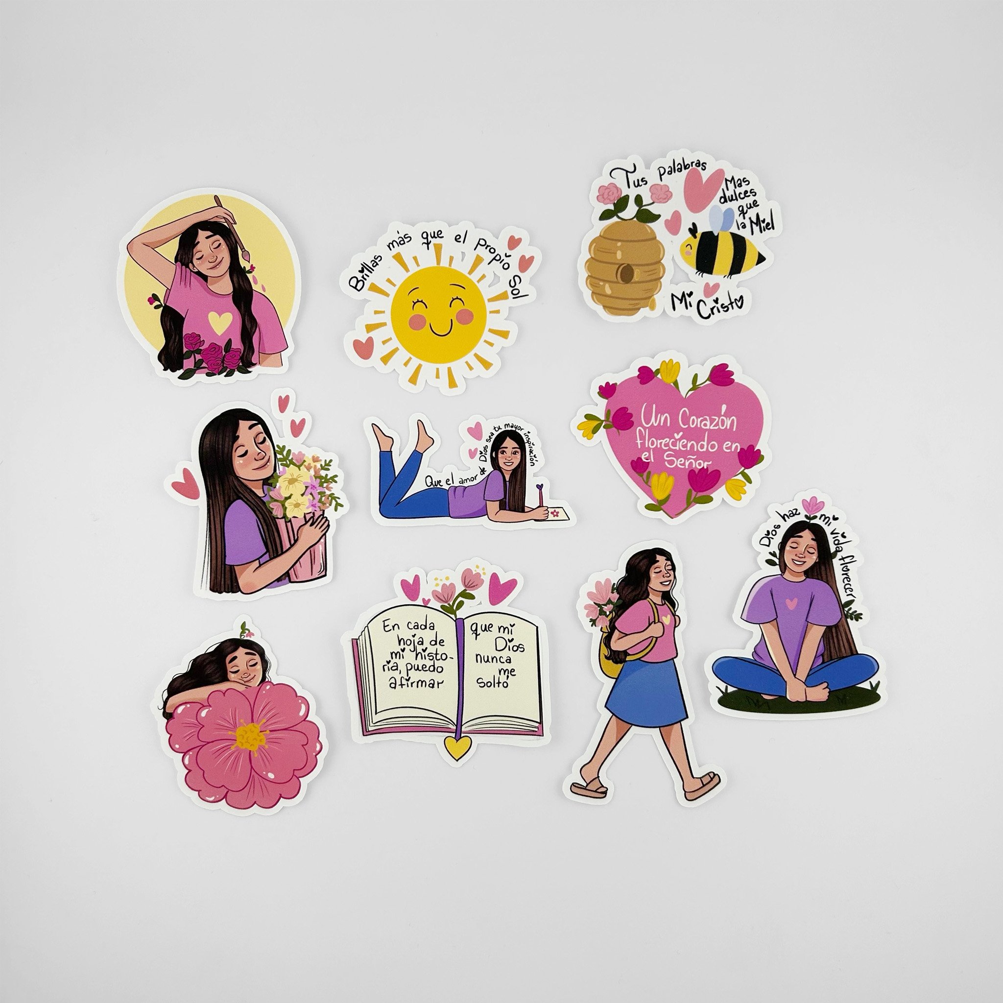Stickers Fe y Colores Ref. Florece