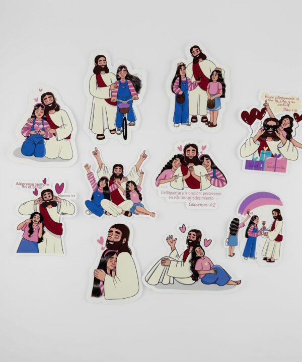 Stickers Fe y Colores Ref. Creada con Propósito