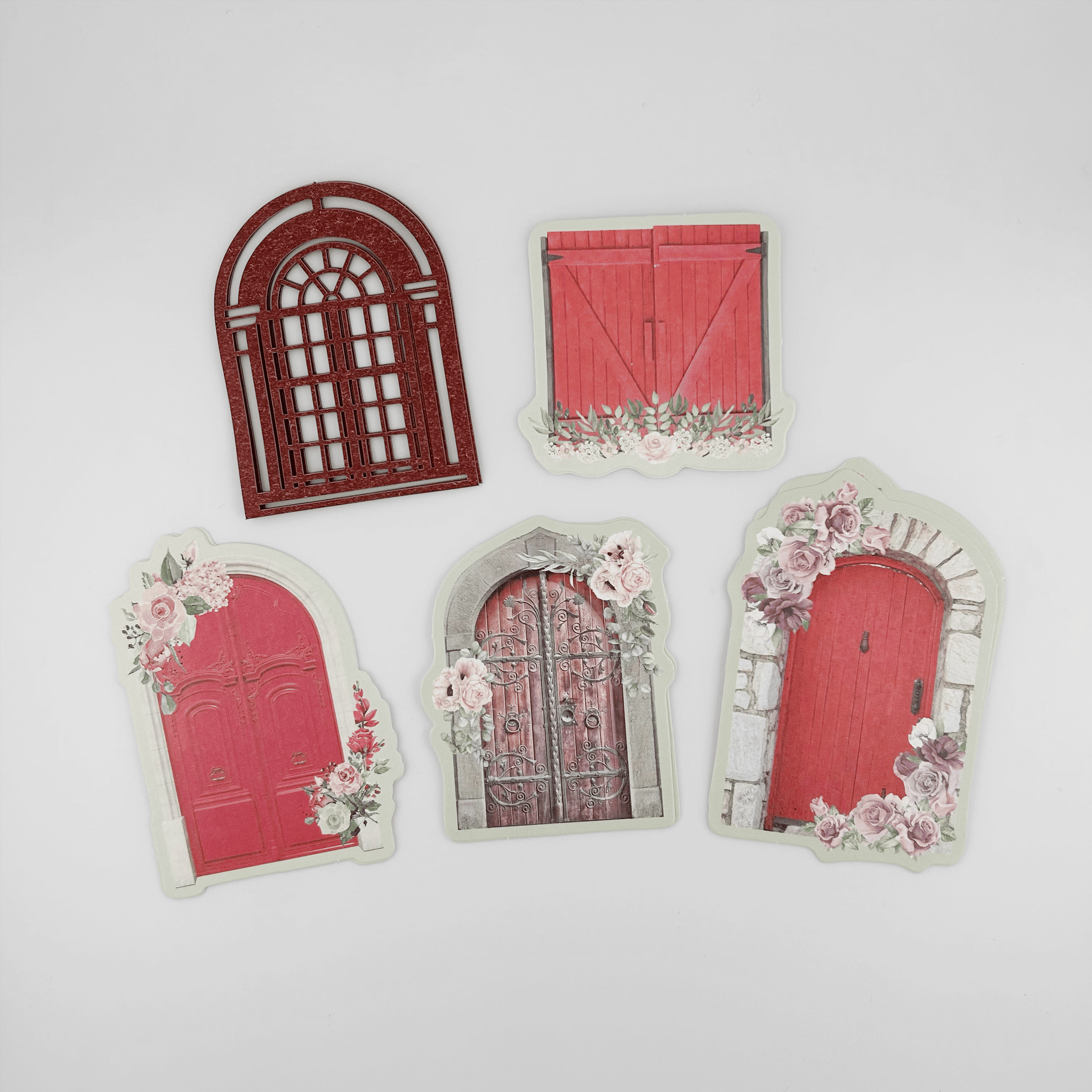 Puertas Decorativas x15 Ref. Rojas