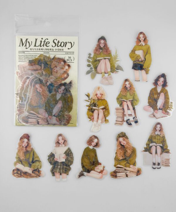 Stickers Life Story Ref. Green x30
