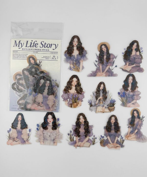 Stickers Life Story Ref. Lilac x30