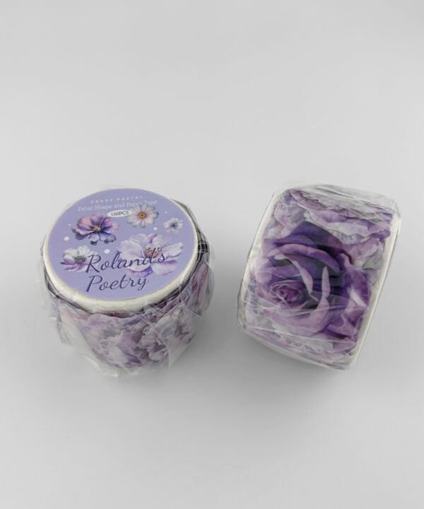 Washitape Ref. Purple Flowers x100