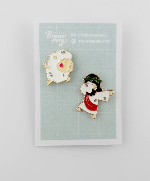 Pin Jesús y Ovejita