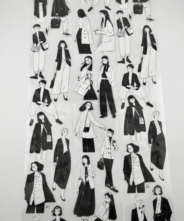 Washitape PET Ref. Black and White x 1mt