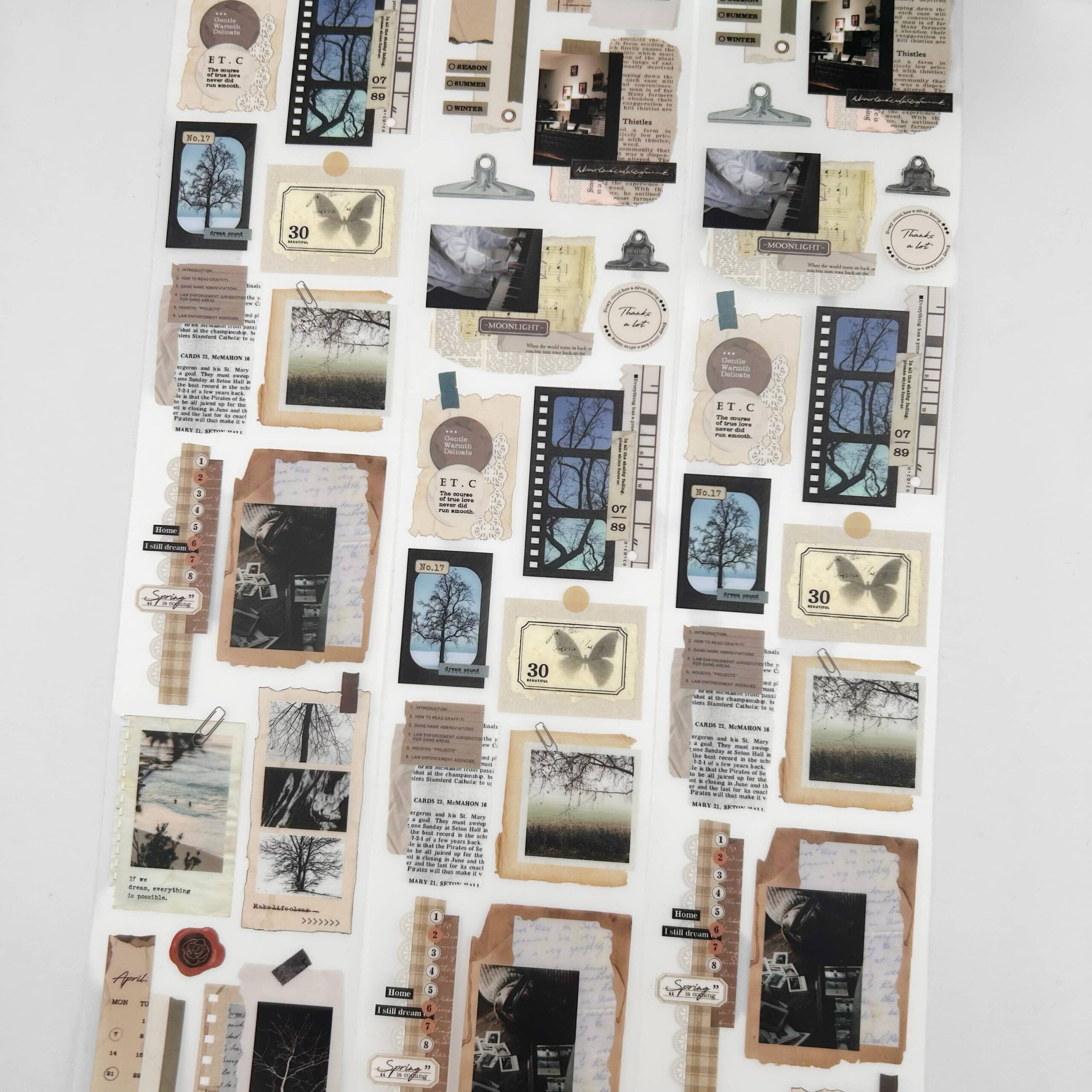 Washitape PET Ref. Vintage Blue x 1mt