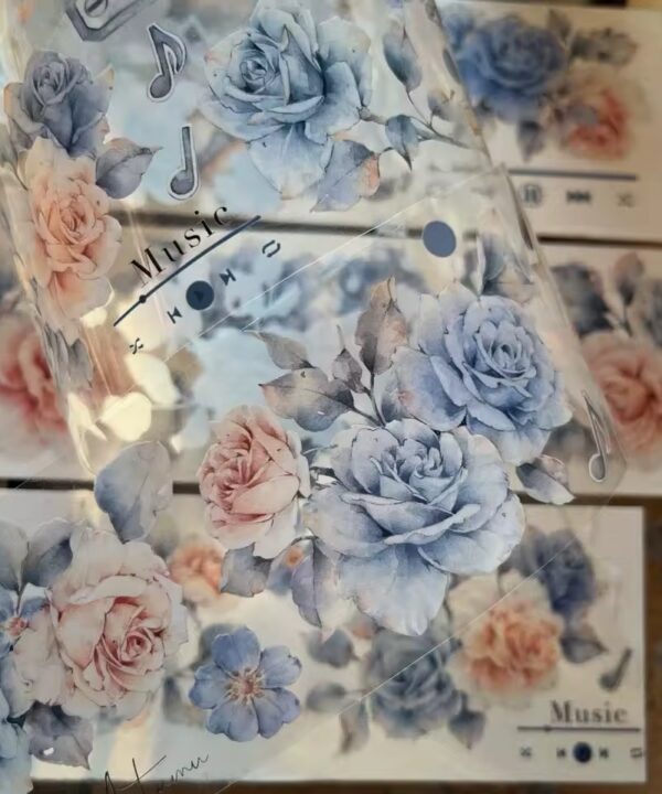 Washitape PET Ref. YiEr Studio Rosa Azul x 1mt