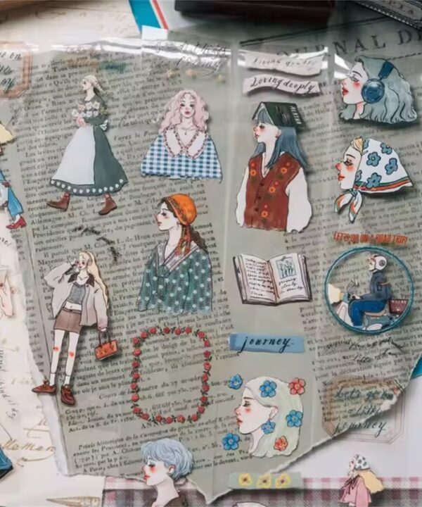 Washitape PET Ref. Lets Walk Forward Happily x 1mt