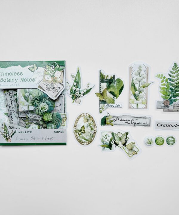 Stickers PET Ref. Botanical Vintage x30
