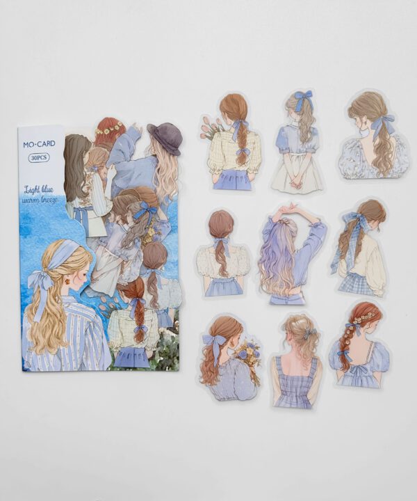 Stickers Sweet Girls Ref. Azul x30