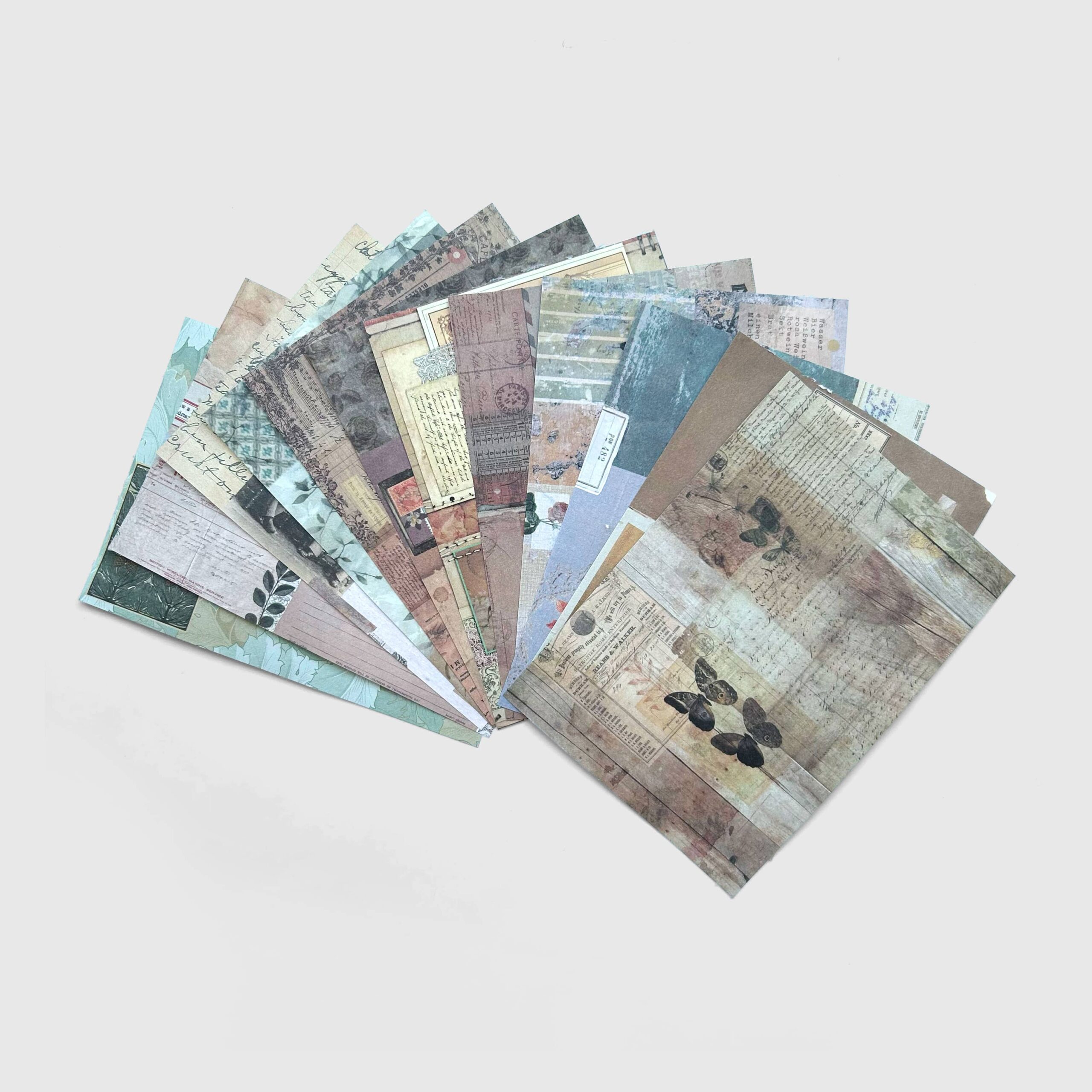 Papeles Vintage Memories x12